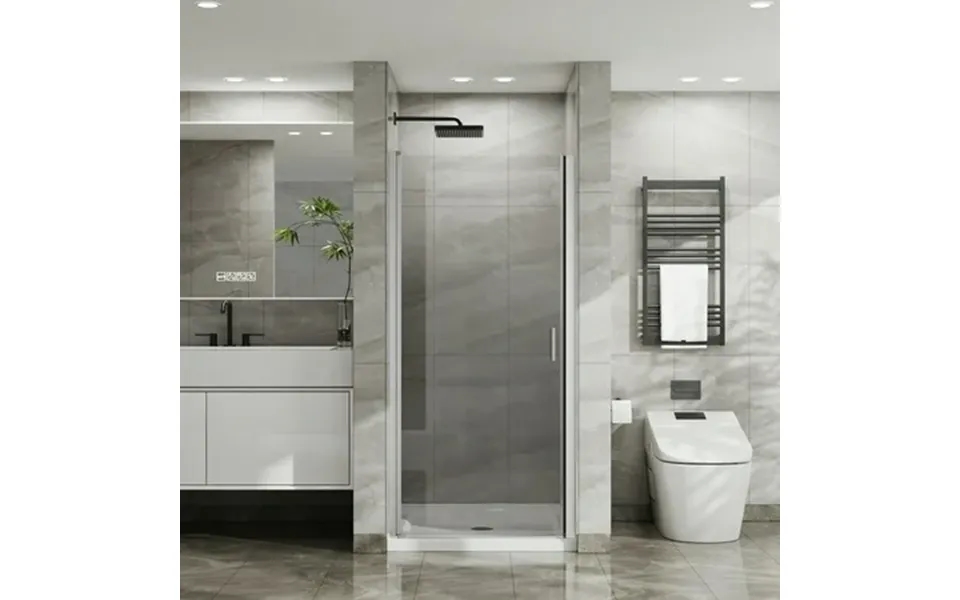 Resenkos Shower Enclosure Door Shower Stall Door 34 X 72 Pivot Shower Door Combo W 35