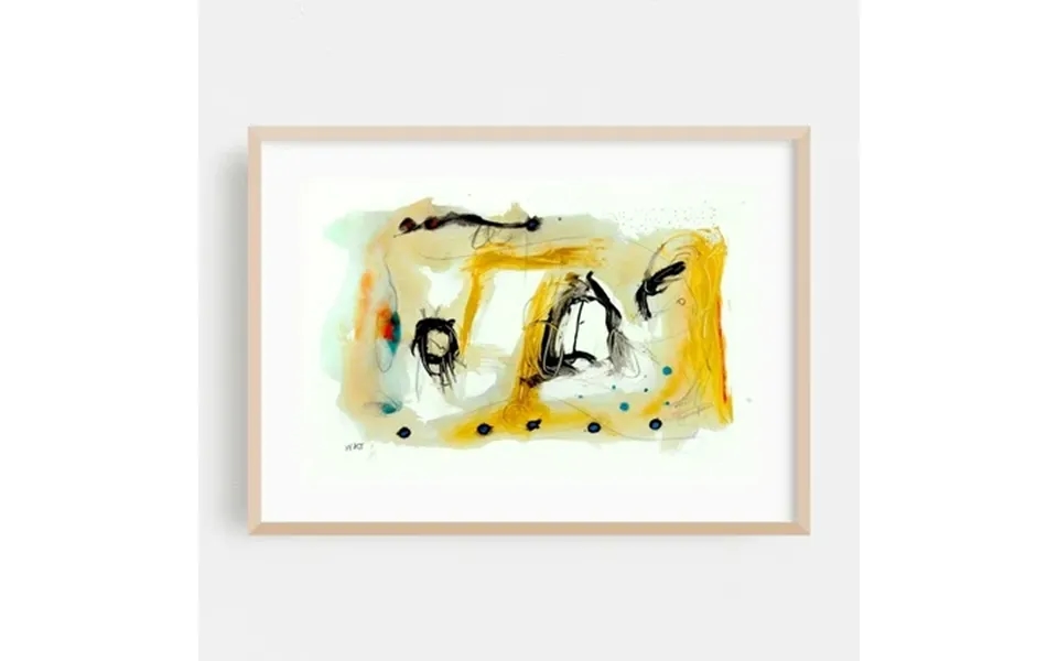 Resonance Series Number 12 - Mixed Media Abstract Modern Art Surrealism Minimalist Geometric Pastel Psychedelic Oak Fram