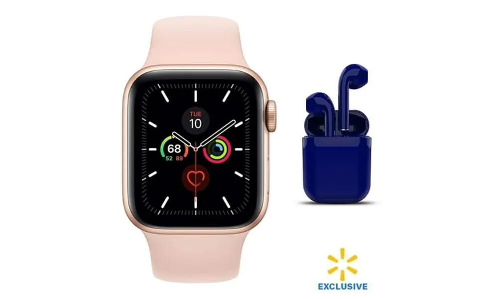 Restored Apple Watch Series 4 40mm Gold Gps Bundle Usa Essentials Bluetooth Wireless Airbuds By Certified 2 Day Express