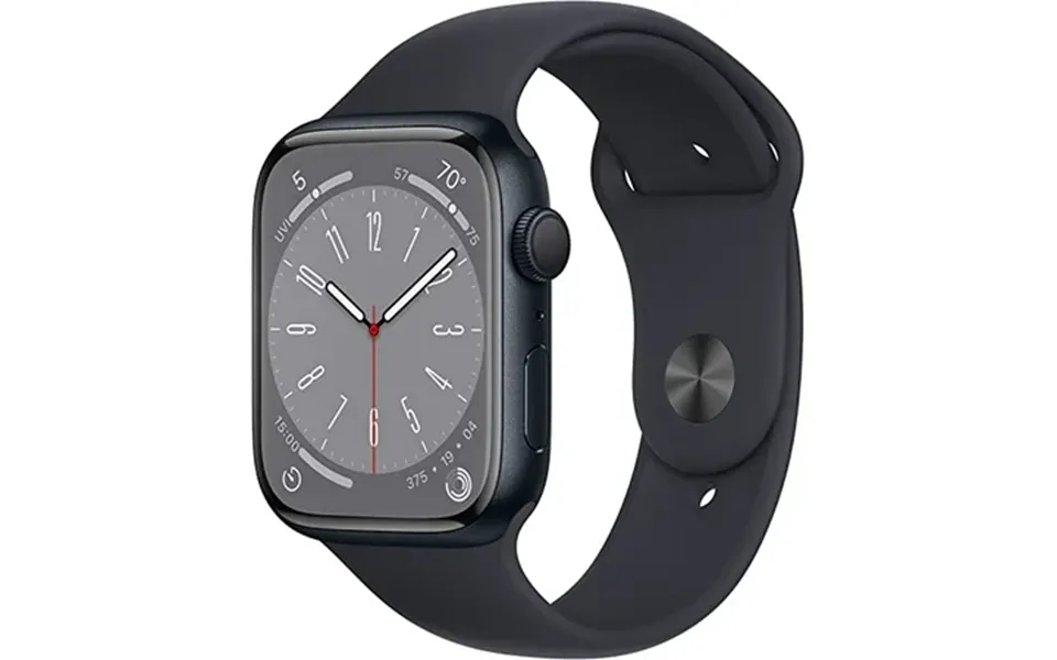 Restored Apple Watch Series 8 45mm Midnight Aluminum Case Midnight Band Gps Only Refurbished