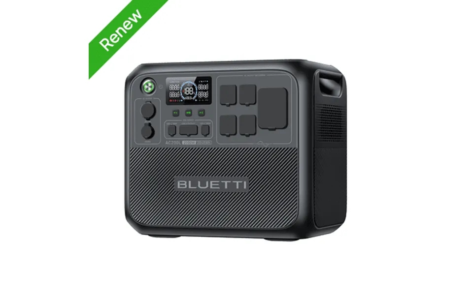 Restored Bluetti Ac200l Portable Generator 2048wh Generator For Home Use 3600w Lifting Power 2400w Pottable Generator Fo