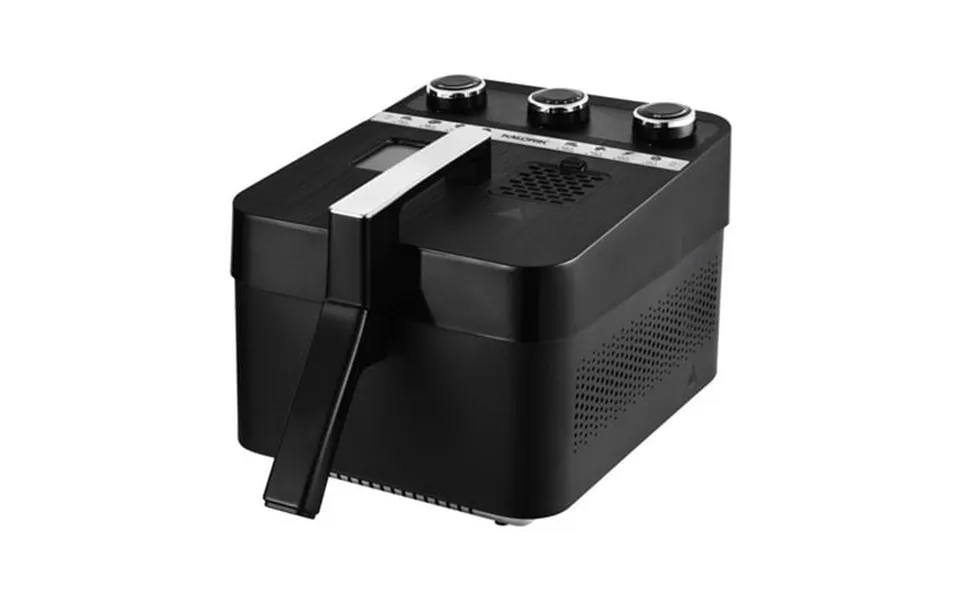 Restored Kalorik 112oz 2-in-1 Air And Deep Fryer Black Refurbished