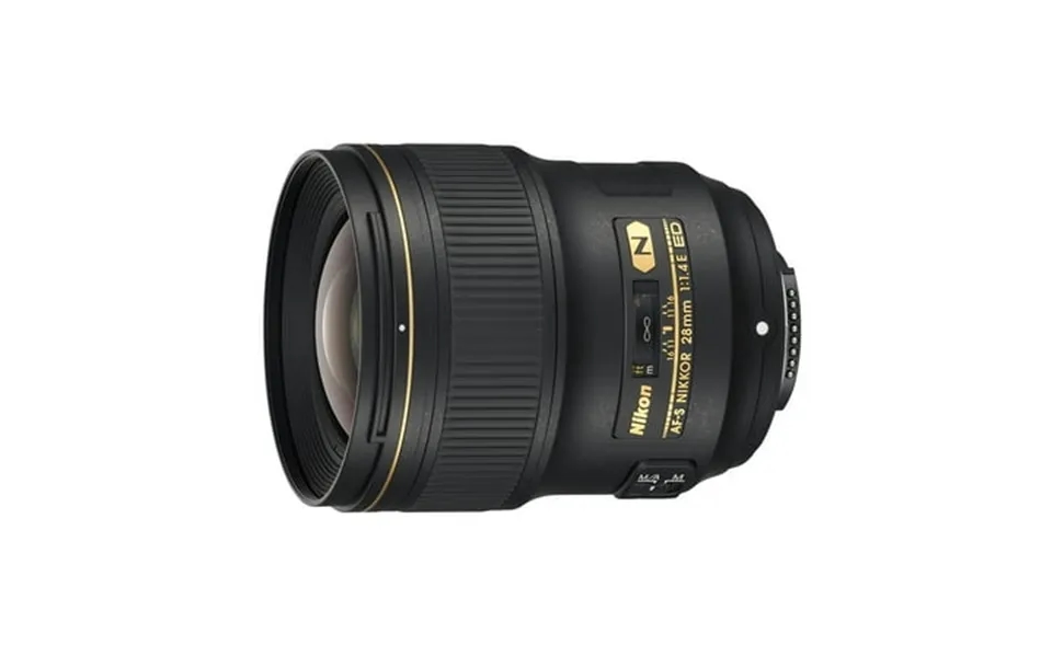 Restored Nikon Af-s Nikkor 28mm F 1.4e Ed F 1.4-16 Fixed Zoom Camera Lens Black Refurbished