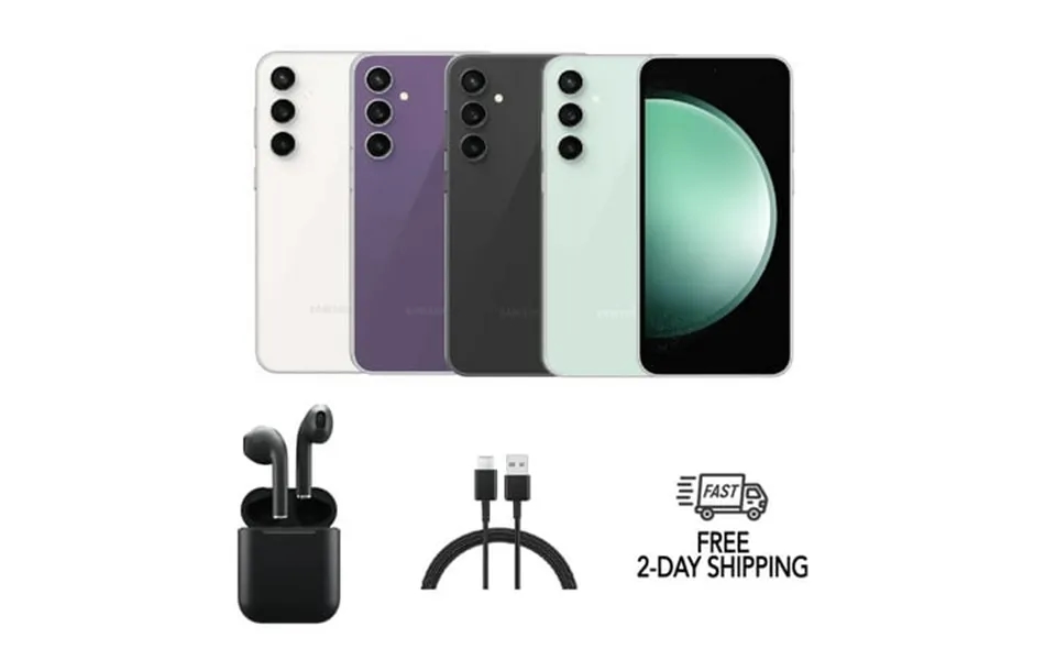 Restored Samsung Galaxy S23 Fe S711u Fully Unlocked 128gb Graphite W Wireless Earbuds Refurbished