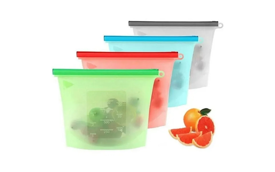 Reusable Sandwich And Snacks Bags - Bpa And Plastic Free Freezer Bags