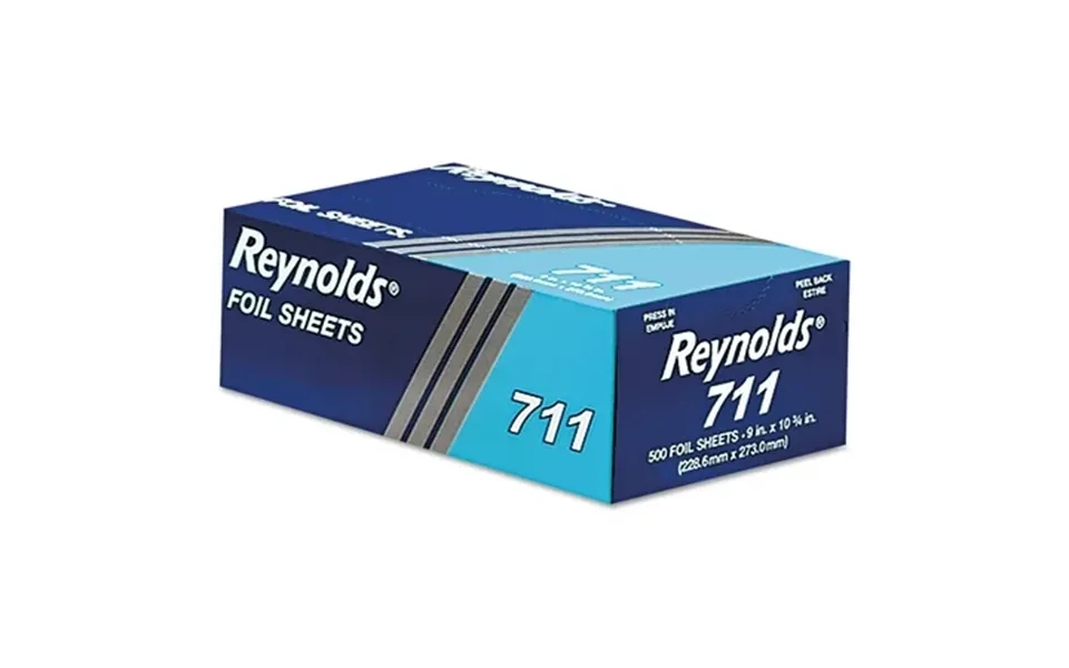 Reynolds Wrap 000000000000000711 9 In. X 10.75 In. Pop-up Interfolded Aluminum Foil Sheets 3000 Carton