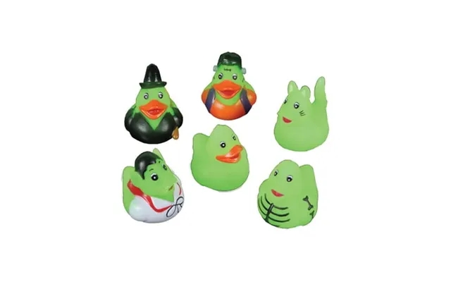 Rhode Island Novelty Mini Glow In The Dark Halloween Rubber Ducks - Set Of 24 Duckies Duckie Ducky product image