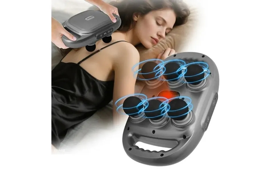 Rican 6 Head Massage Gun 9 Speeds & 3 Sets Massage Heads For Deep Muscle Relief On Your Back Legs Arms A Perfect Gift Fo
