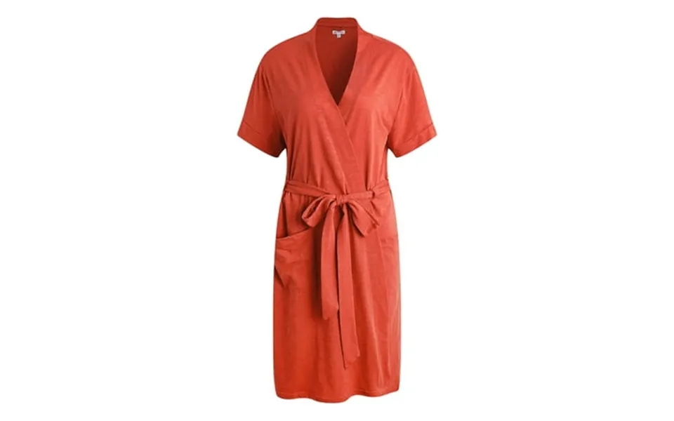 Richie House Short Kimono Robe Women S Sleeve Cotton Bathrobe Party Dressing Gown Sleepwear Rhw2753-r-s