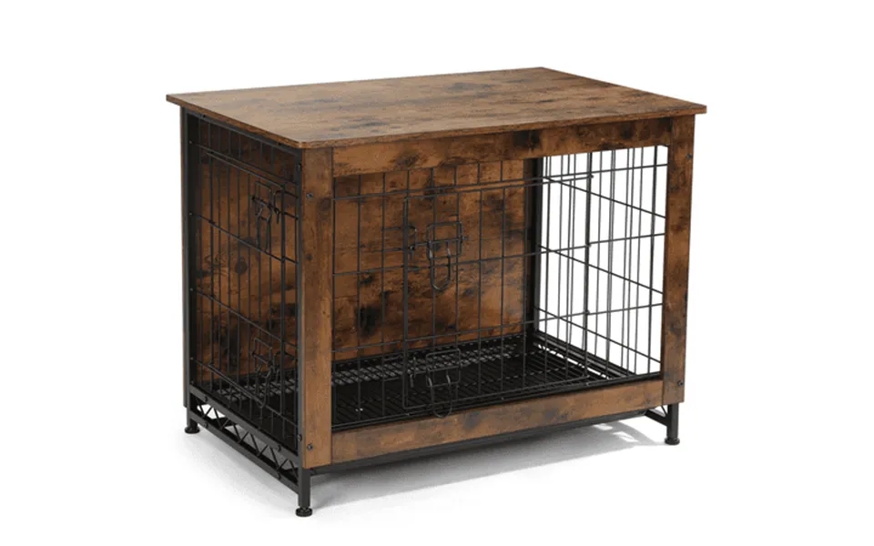 Richya Dog Crate Furniture For Medium Dogs Side End Table Dog Kennel For Indoor Up To 45 Lbs