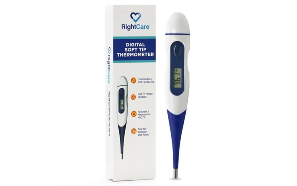 Rightcare Digital Thermometer For Oral Armpit And Body Temperature Case Of 320