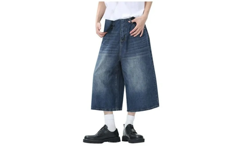 Ripped Jeans Shorts For Women Trendy Summer 2025 Retro Washed Denim Street Loose Capris Casual Jean Shorts S-3xl