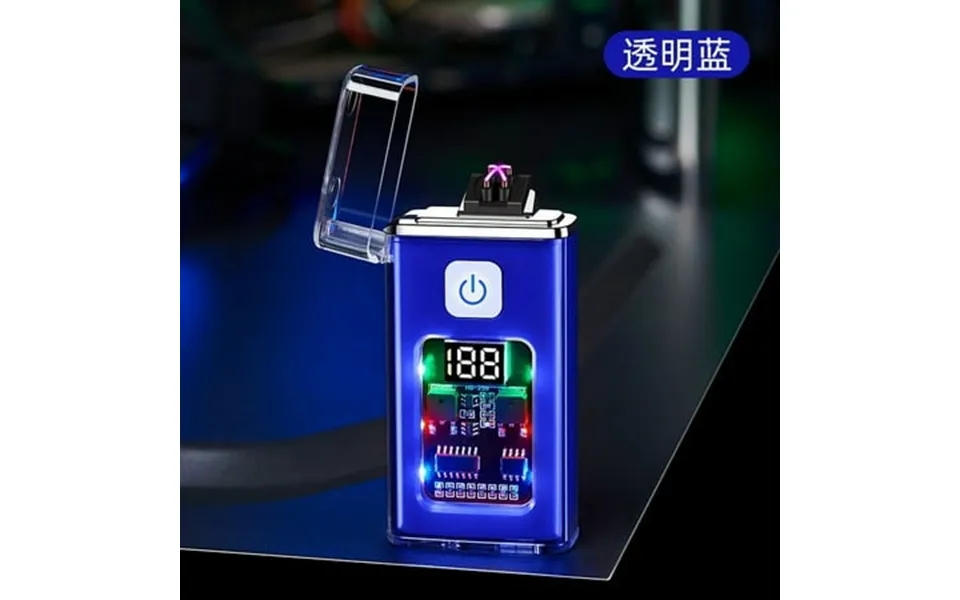 Rnlugm Up To 65% Off Smart Home Savings Transparent Induction Double Lighter Typc-e Fast Charging Digital Display Chargi