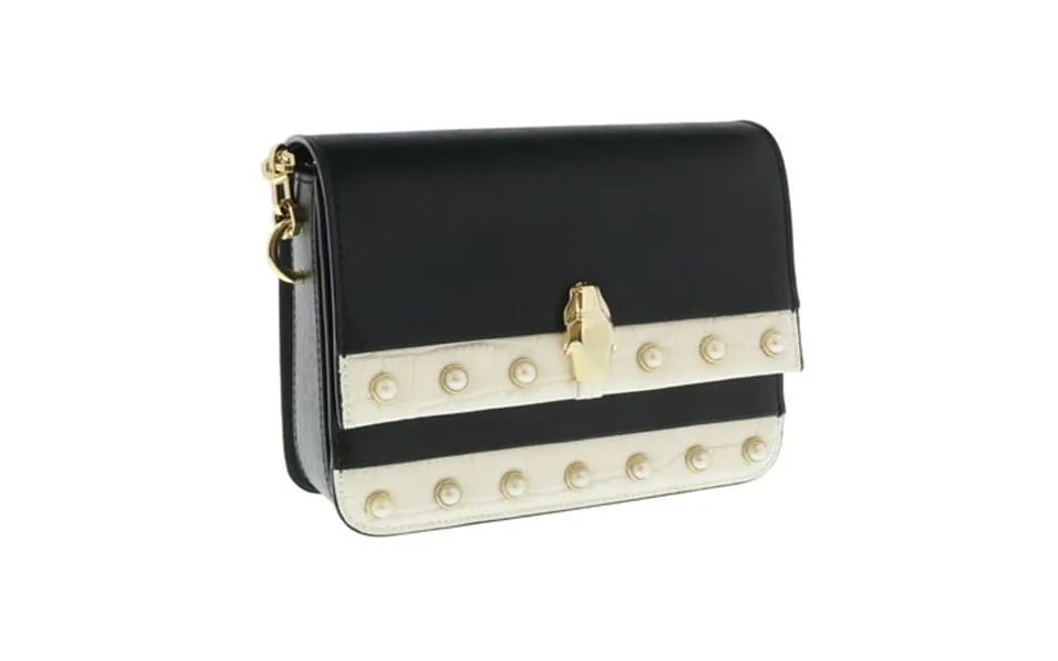 Roberto Cavalli Hxlpay B01 Black White Shoulder Bag
