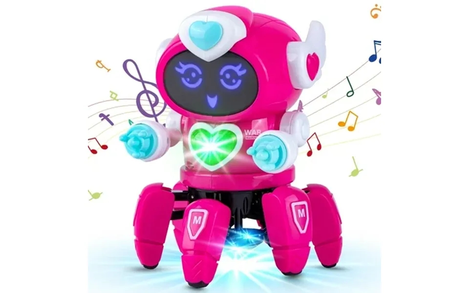 Robot Toy For Kids Smart Electronic Walking Dancing Robot Toys With Flashing Lights And Music Toddler Toys For Birthday
