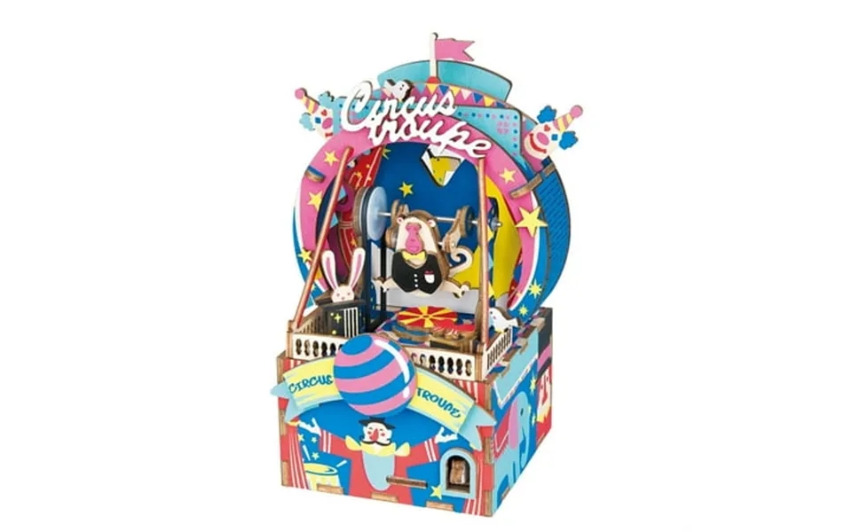 Robotime 3d Wooden Puzzle Amusement Park Adventure