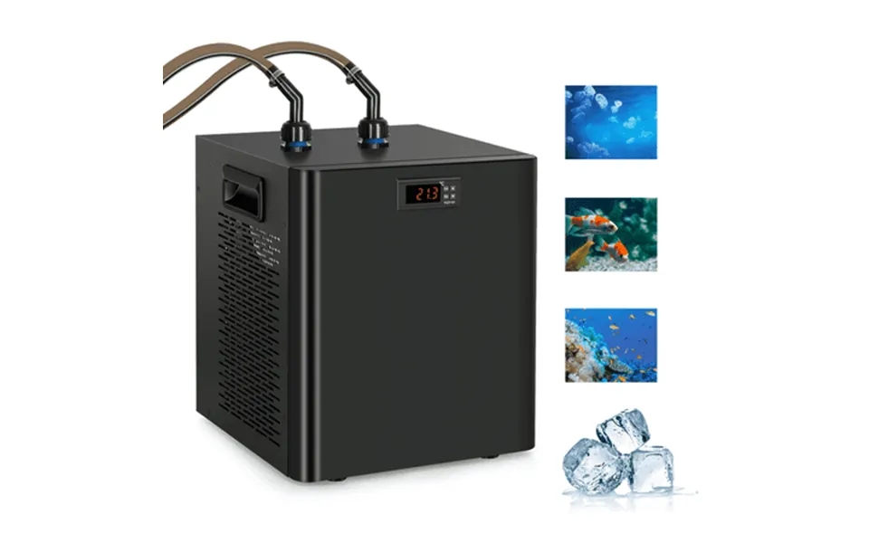 Rocita Aquarium Water Chiller 75gal 1 3hp Fish Tank Chiller 300l Cooling System With Quiet Design Compressor Refrigerati