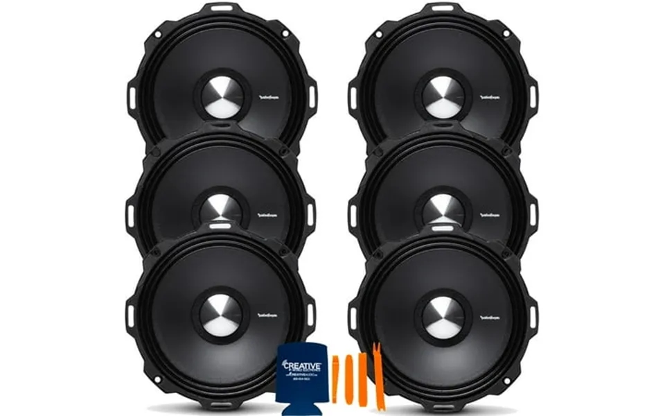 Rockford Fosgate 6 Pps4-6 Punch Pro 6.5 Mid Range Drivers