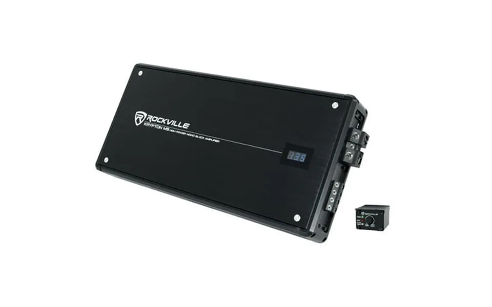 Rockville Krypton M5 8000 Watt Peak 2000w Rms Mono 1 Ohm Car Amplifier Amp