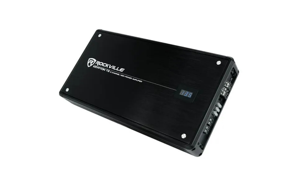 Rockville Krypton-t2 2800 Watt Peak 700w Rms 2 Channel Amplifier Car Amp