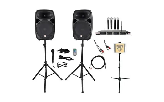 Rockville Professional 15 Iphone Ipad Android Laptop Tv Karaoke Machine System product image