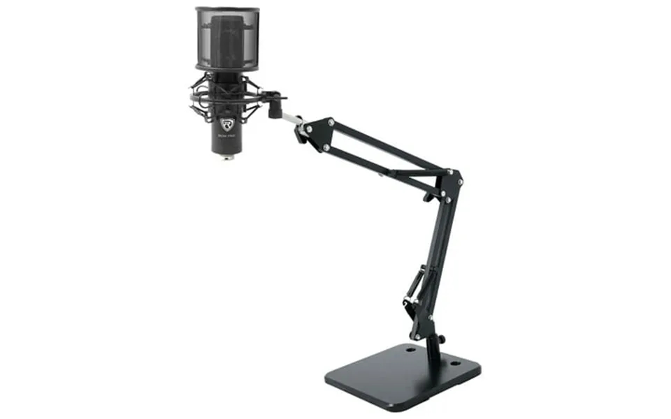 Rockville Rcm Pro Recording Condenser Microphone Desktop Boom Arm Mic Stand