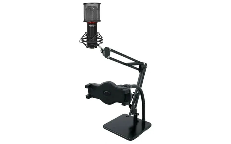 Rockville Rcm Sr Recording Condenser Microphone Mic Dual Desktop Stand