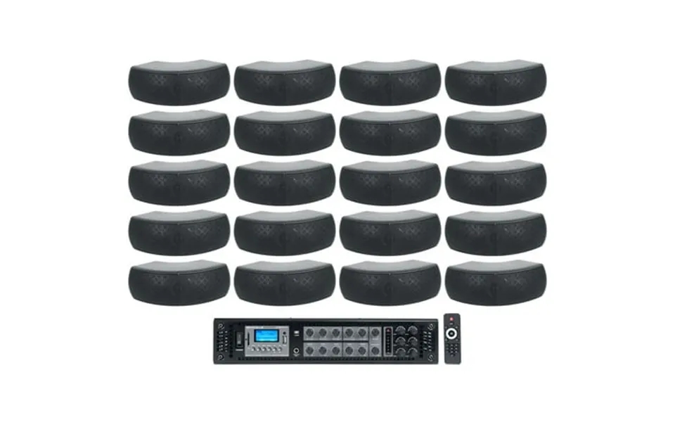 Rockville Rcs650-6 650w 6 Zone 70v Commercial Restaurant Amplifier 20 Speakers