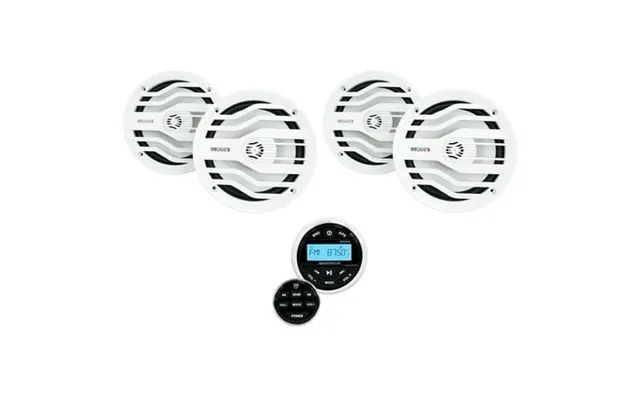 Rockville Rghr2 Marine Gauge Receiver W Bluetooth 4 White Mb Quart 6 product image