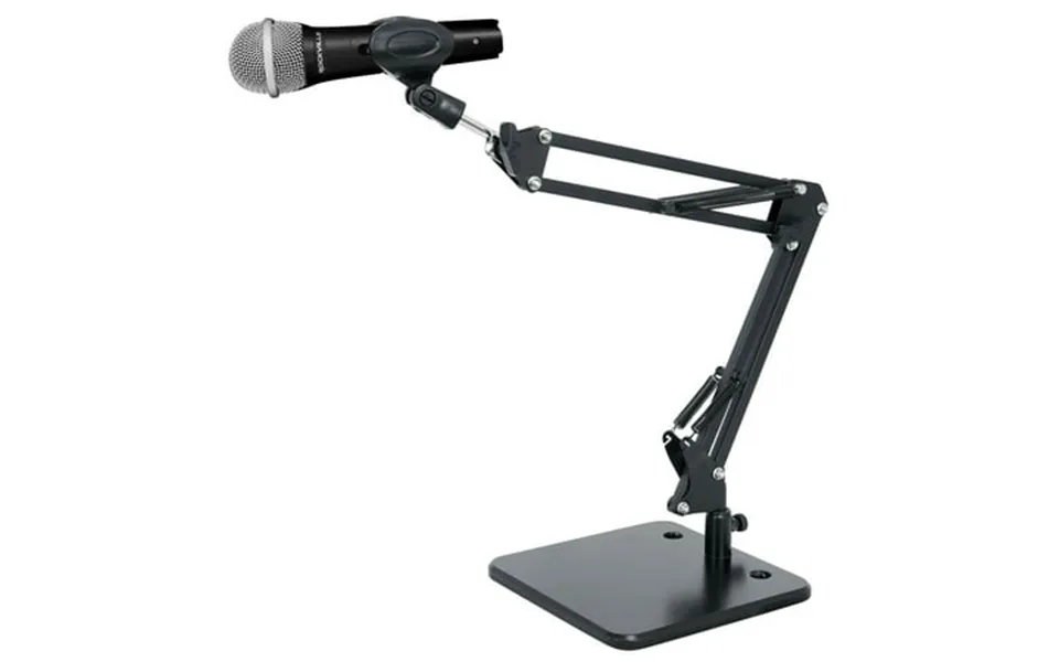 Rockville Rmc-xlr Handheld Wired Dynamic Microphone Desktop Boom Arm Mic Stand