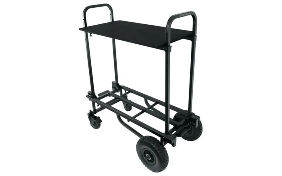 Rockville Rock Cart Pro Dj Equipment Transport Roller Car Top Shelf Attachment
