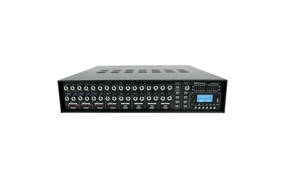 Rockville Rock Matrix 4 Zone 70 Volt Commercial Amplifier Matrix Source Routing