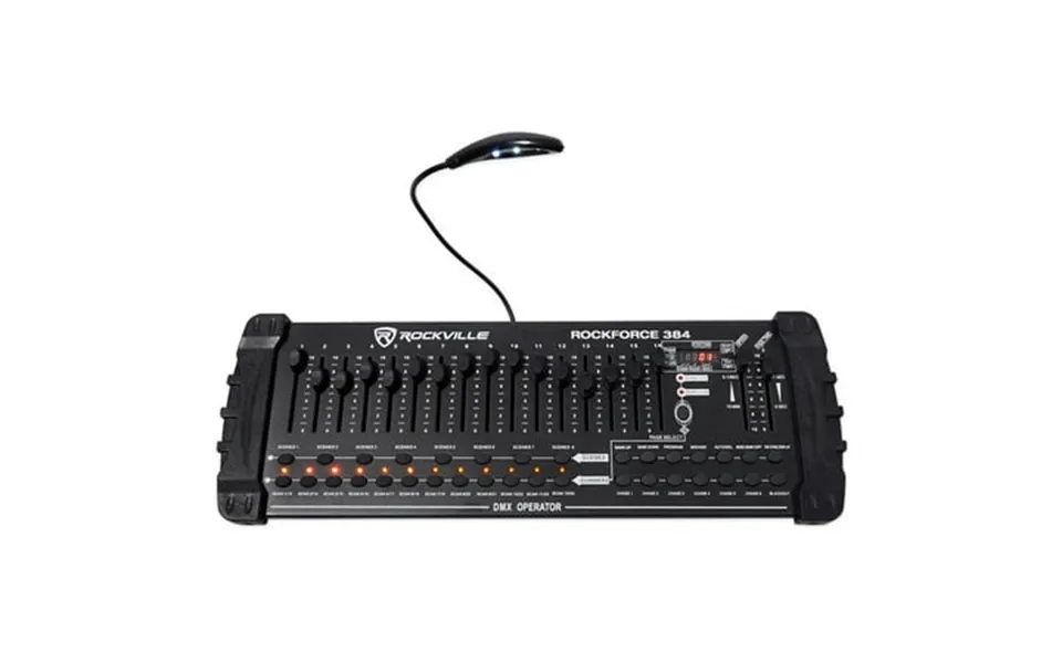 Rockville Rockforce 384 Channel Light Fog Dmx Lighting Controller Midi Control