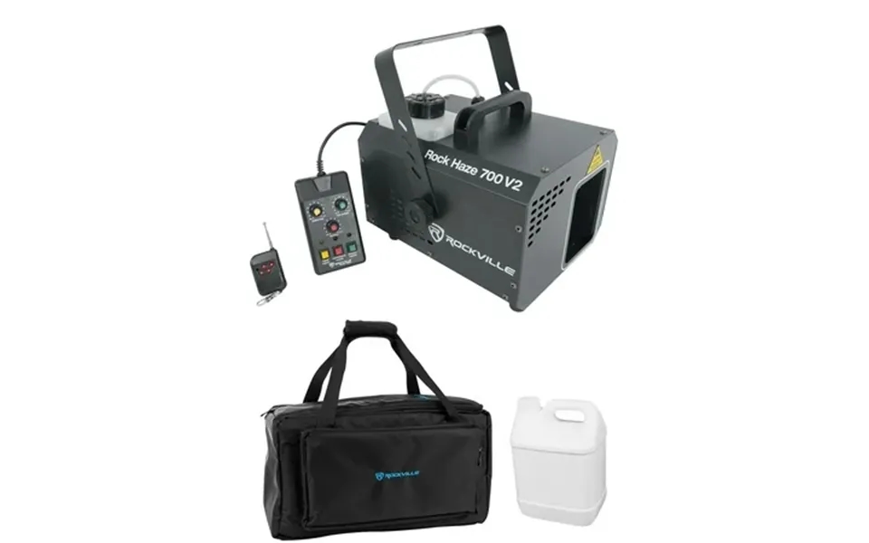 Rockville Rockhaze 700 Cfm Dmx Haze Machine Water Based Hazer Waterproof Bag