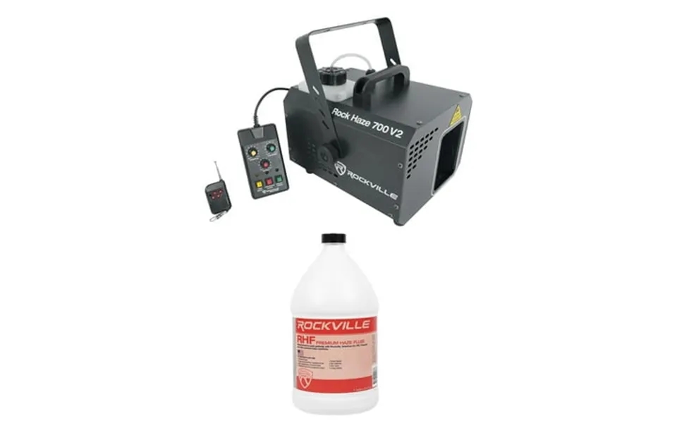 Rockville Rockhaze 700 Cfm Dmx Water Based Dj Club Haze Machine Gallon Fluid