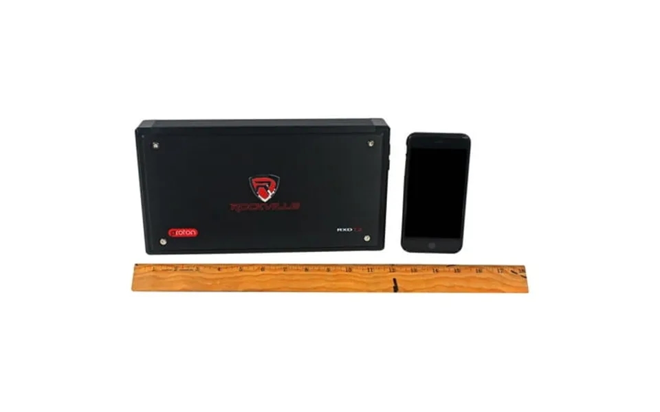 Rockville Rxd-t2 Micro Car Audio Class D Amplifier 2400w 2 Channel 2x600w Rms