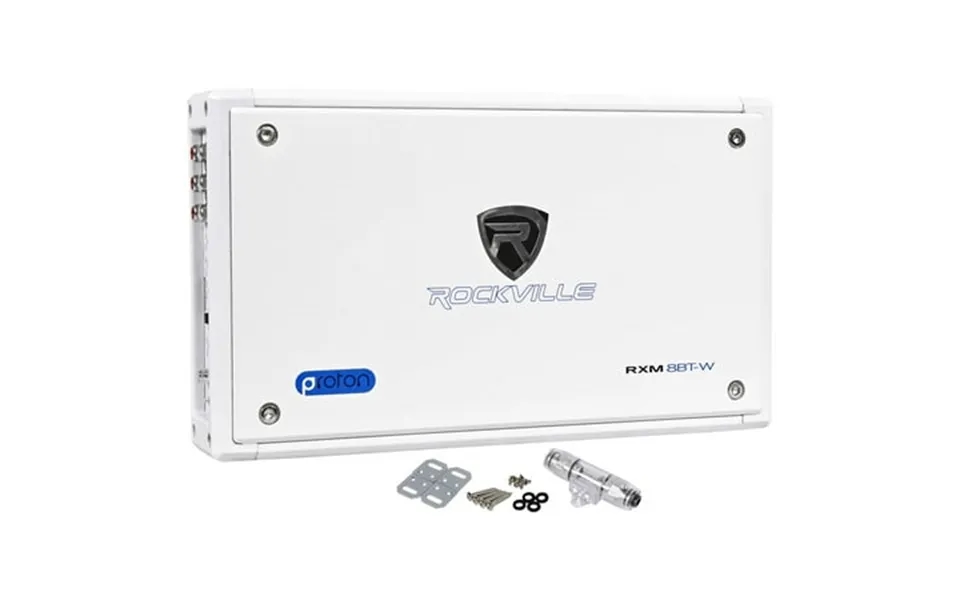 Rockville Rxm8btw 8 Channel 1500 Watt Bluetooth Car Stereo Amplifier Amp