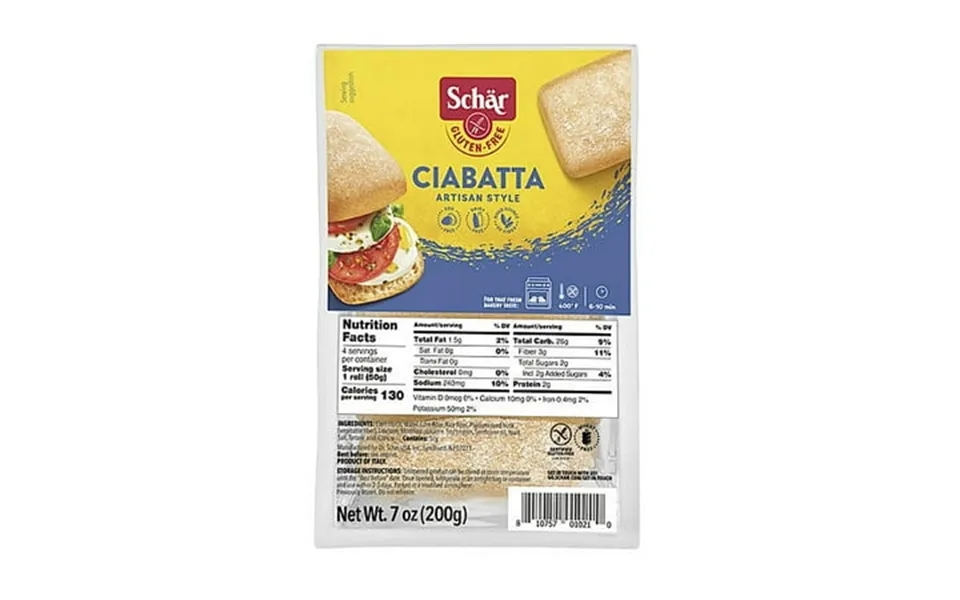 Rolls Certified Gluten Free No Gmo S Or Wheat Dairy Free 7.0 Oz 6 Pack