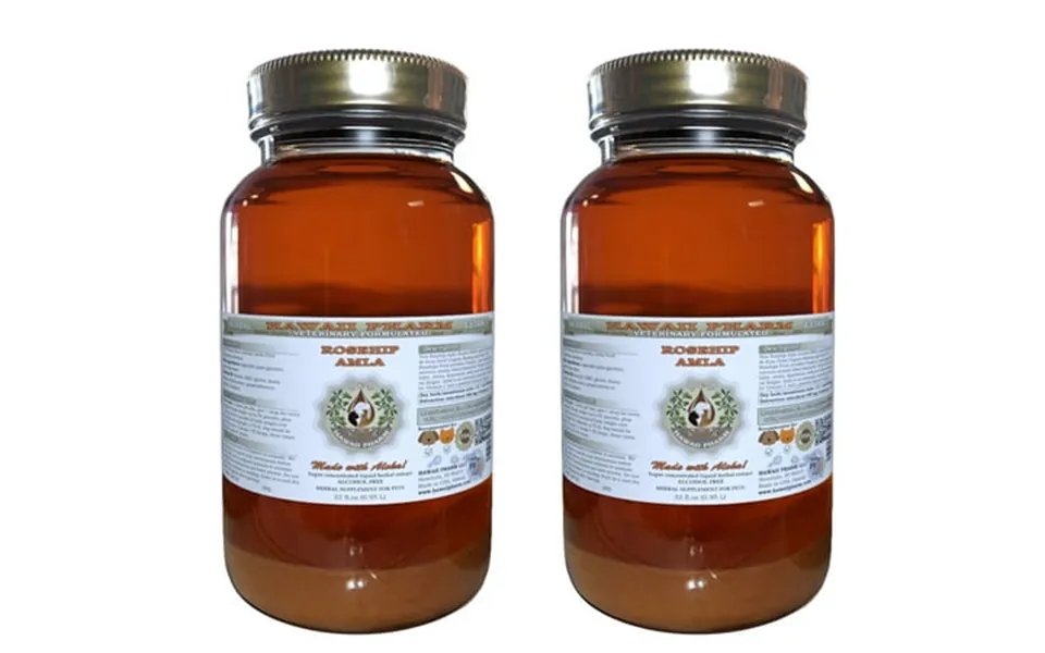 Rosehip-amla Veterinary Natural Alcohol-free Liquid Extract Pet Herbal Supplement 2x32 Oz