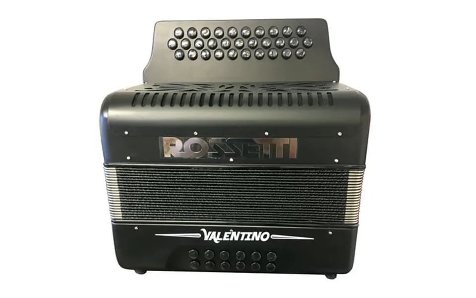 Rossetti Valentino Fbe 31 Button Diatonic Accordion With Hard Case Black