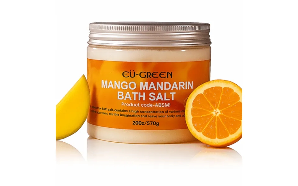 Royal Massage Eü-green Bath Salt Aromatherapy Soak For Relaxation & Muscle Relief 20oz Jar Mango Mandarin