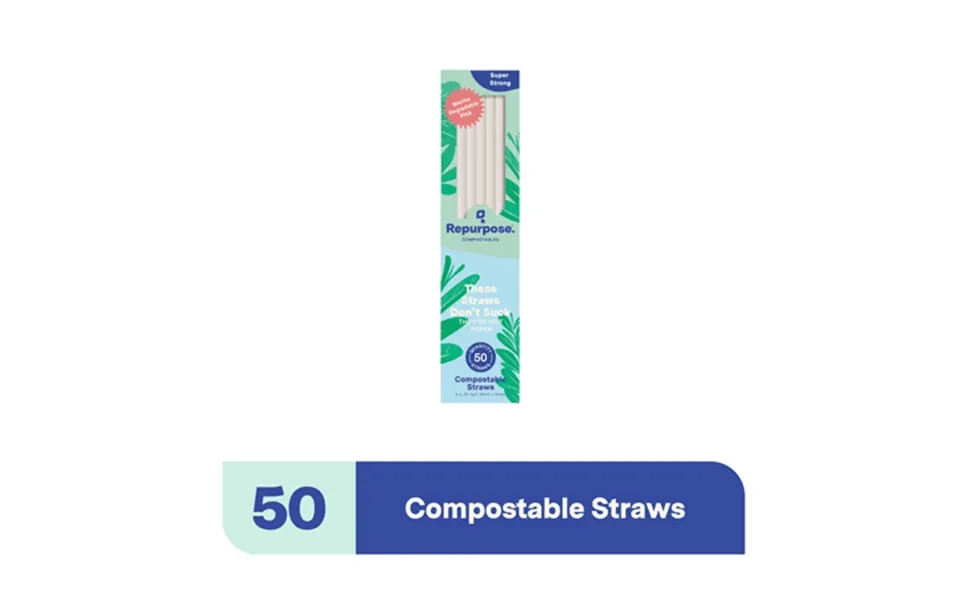 Rpurp Compostble Straws 20 X 50 Ct