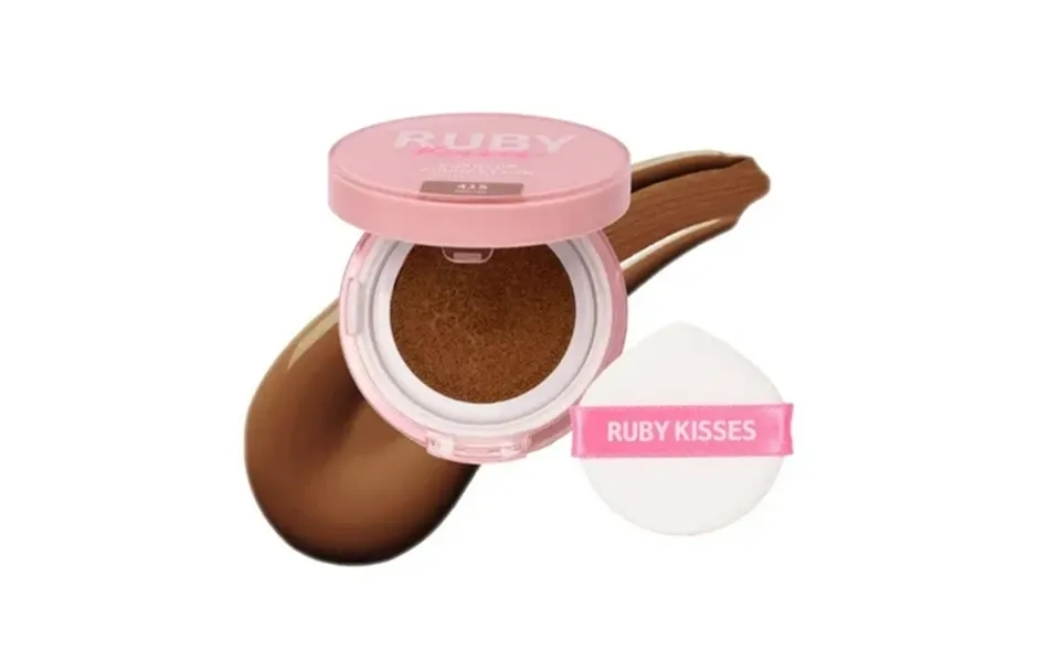 Ruby Kisses Cushion Foundation Full Coverage Korean Makeup Lightweight & Long Lasting All Day Natural Glowy Finish For A