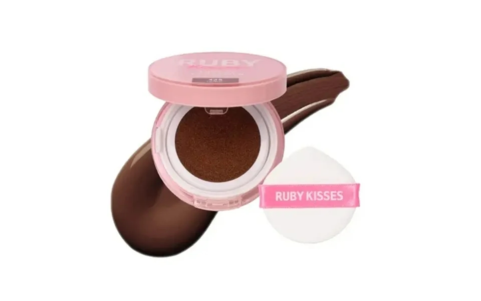 Ruby Kisses Cushion Foundation Full Coverage Korean Makeup Lightweight & Long Lasting All Day Natural Glowy Finish For A