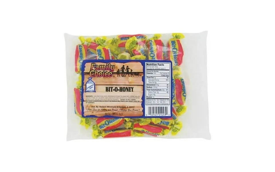Ruckers Wholesale & Service 9235490 6 Oz Family Choice Bit-o-honey Candy