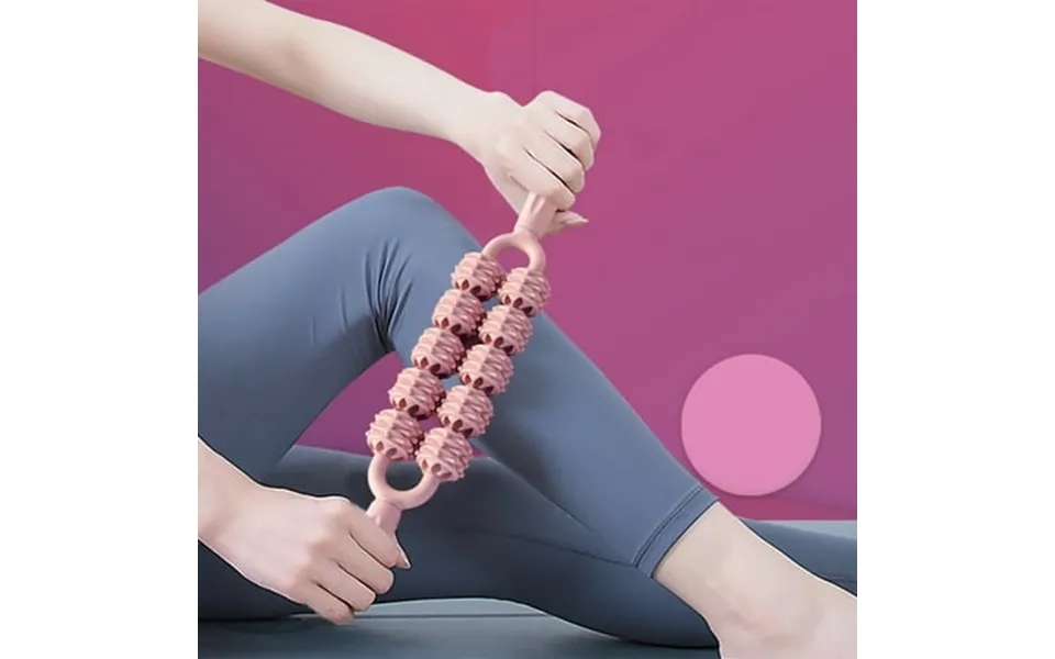 Ruijiao Adult Fitness Double Platoons Massage Stick - Ideal For Calf And Muscle Relaxation Yoga And Physical Therapy Enh
