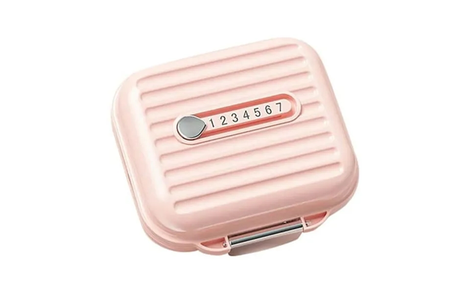 Ruijiao Weekly Portable Medication Organizer - Mini Pill Dispenser For Daily Doses