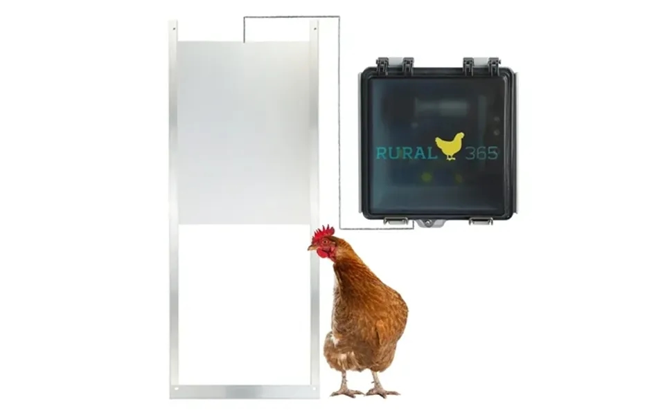 Rural365 Automatic Chicken Coop Door Electric Opener Panel With Adjustable Timer