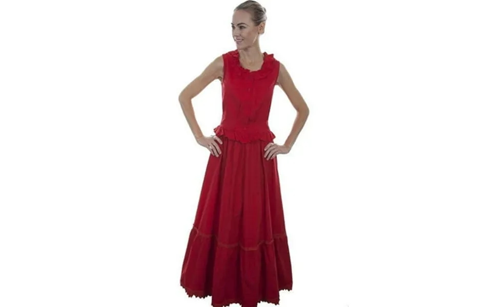 Rw501-red-xl Rangewear 100 Percent Cotton Womens Petticoat - Red Xl