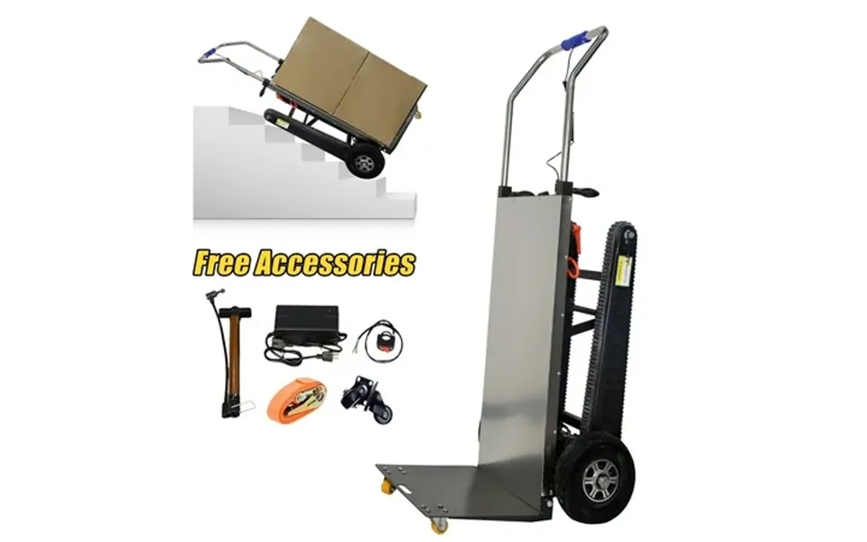 Rxfsp 661 Lb Capacity Electric Stair Climbing Hand Truck Black